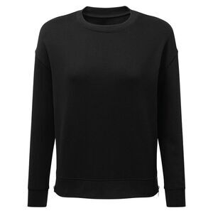 TriDri Womens/Ladies Recycled Zipped Sweatshirt / Black